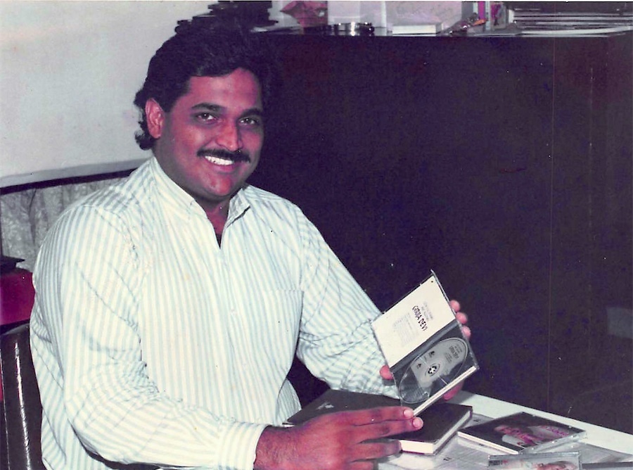 A cassette, in hand