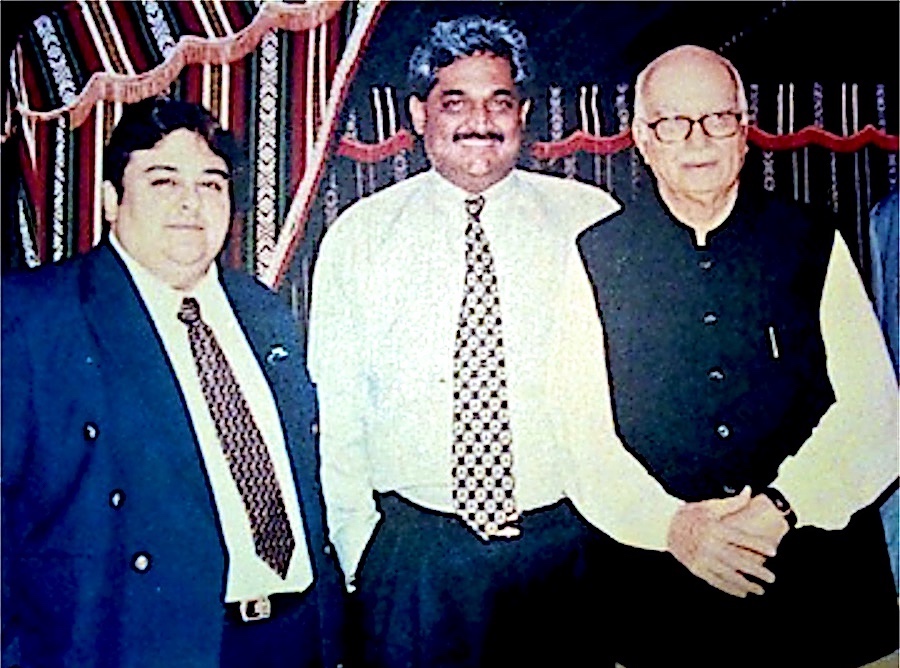 Adnan Sami and L.K. Advani, Deputy Prime Minister of India